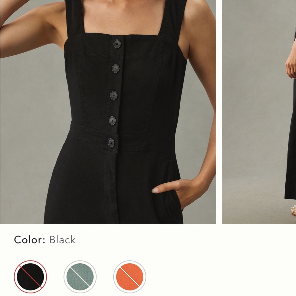 Black Maeve Jumpsuit from Anthropologie